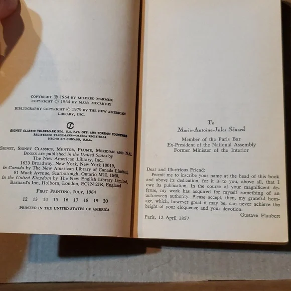 🇫🇷 Madame Bovary Gustave Flaubert paperback book - Picture 7 of 11